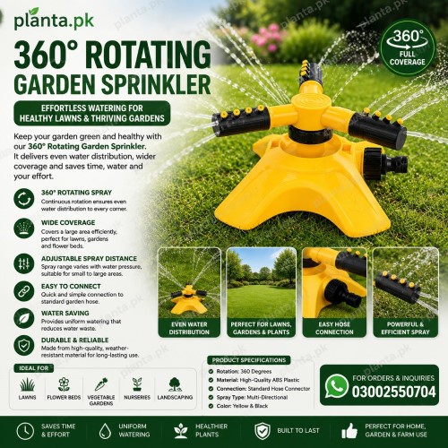 360 Rotating Garden Sprinkler