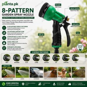 8-Pattern Garden Spray Nozzle
